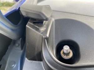 ■エンジンルーム■　バルクヘッドとカウルトップ部の防音対策その1（アクア）　[写真38]